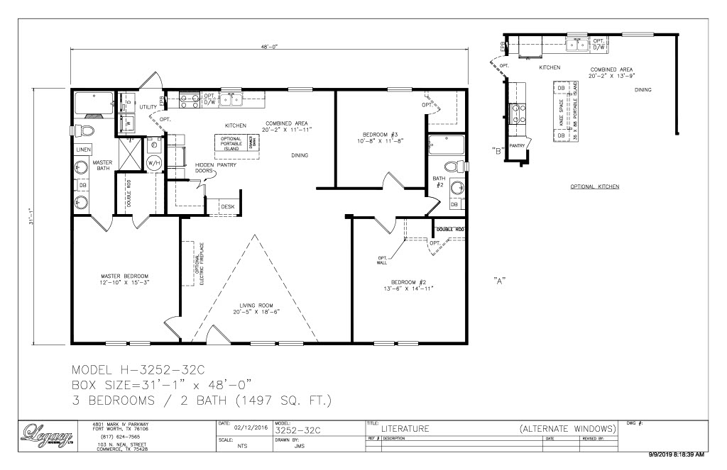 Legacy Heritage H-3252-32C - Sun Homes