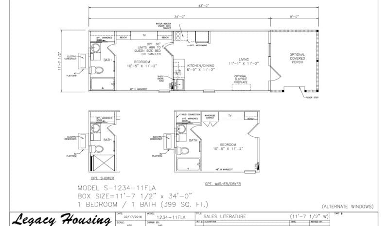 Legacy Tiny Home Select Series S-1234-11FLA full