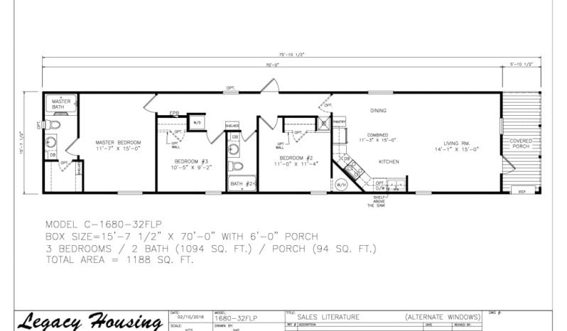 Legacy Classic C-1680-32FLP full