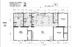 Champion Cypress Manor C0603B floorplan