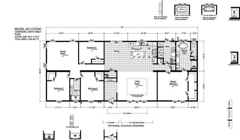 Champion Cypress Manor C0764D Floorplan