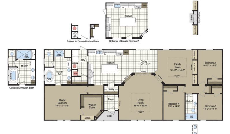 Champion Cypress Manor 0764B Floorplan