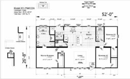 Champion Pine Manor PM4523A Floorplan