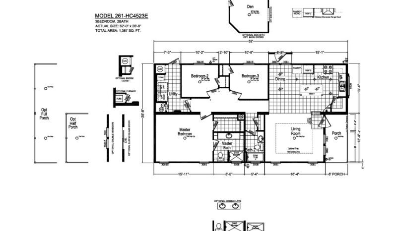 Champion Homes of Merit Community HC4523E Floorplan